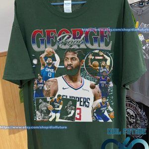 Vintage 90s Basketball Bootleg Style T-shirt, Paul George Graphic Tee, Paul Geor